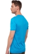 Coton Giza 45 pull homme col v michael turquoise 4xl